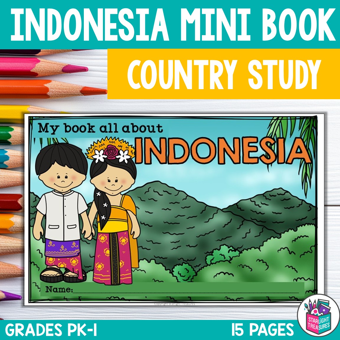 Indonesia Mini Book for Early Readers - A Country Study, Indonesia Country Study