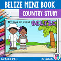 Belize Mini Book for Early Readers - A Country Study, Belize Country Study