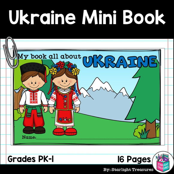 Ukraine Mini Book for Early Readers - A Country Study