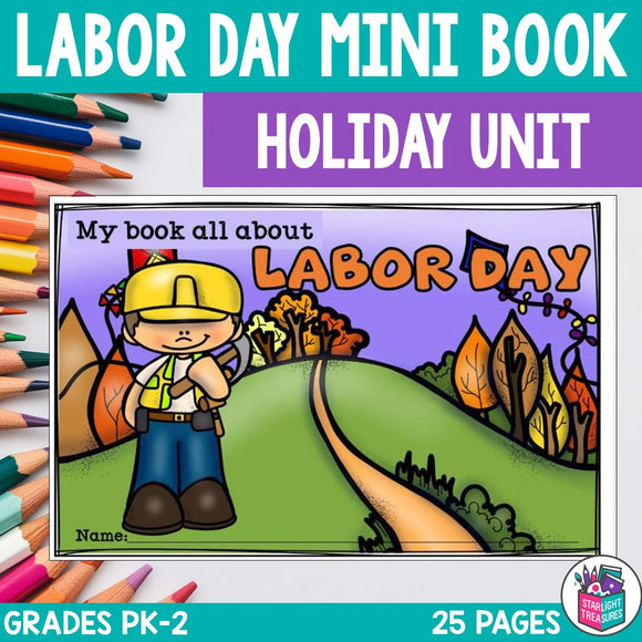 Labor Day Mini Book for Early Readers