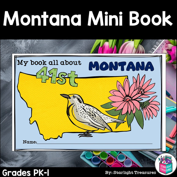 Montana Mini Book for Early Readers - A State Study