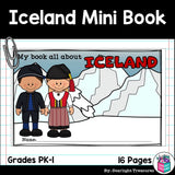 Iceland Mini Book for Early Readers - A Country Study