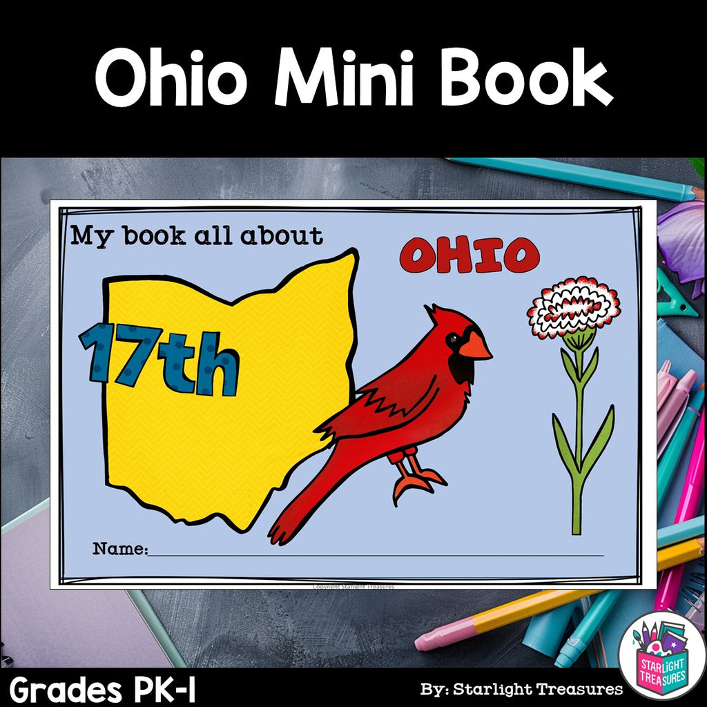 Ohio Mini Book for Early Readers - A State Study