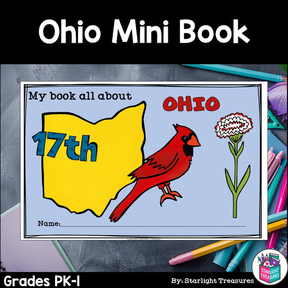 Ohio Mini Book for Early Readers - A State Study