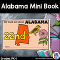 Alabama Mini Book for Early Readers - A State Study