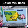 Iowa Mini Book for Early Readers - A State Study