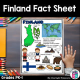 Finland Fact Sheet for Early Readers - A Country Study