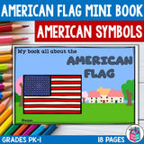 American Flag Mini Book for Early Readers: American Symbols