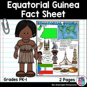 Equatorial Guinea Fact Sheet for Early Readers - A Country Study