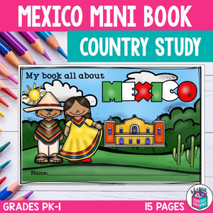 Mexico Mini Book for Early Readers - A Country Study