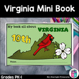 Virginia Mini Book for Early Readers - A State Study