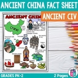 Ancient China Fact Sheet: Ancient Civilizations