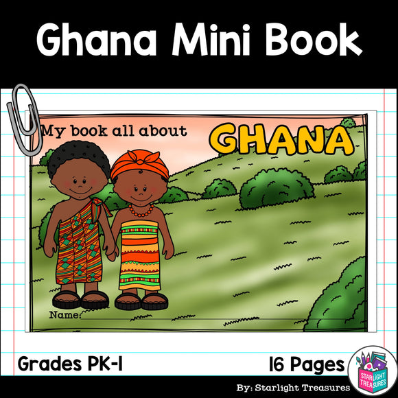 Ghana Mini Book for Early Readers - A Country Study