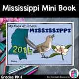 Mississippi Mini Book for Early Readers - A State Study