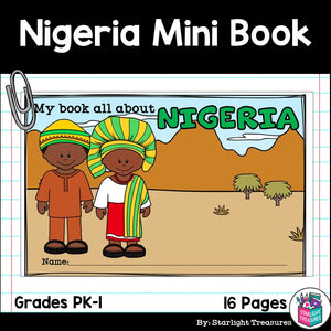 Nigeria Mini Book for Early Readers - A Country Study