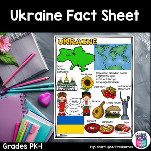 Ukraine Fact Sheet for Early Readers - A Country Study