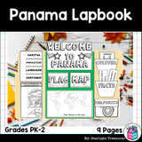 Panama Lapbook for Early Learners - A Country Study