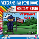 Veterans Day Mini Book for Early Readers
