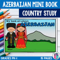 Azerbaijan Mini Book for Early Readers - A Country Study, Azerbaijan Country