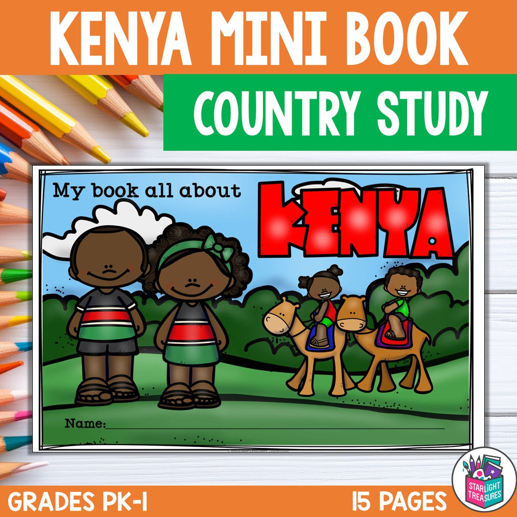 Kenya Mini Book for Early Readers - A Country Study