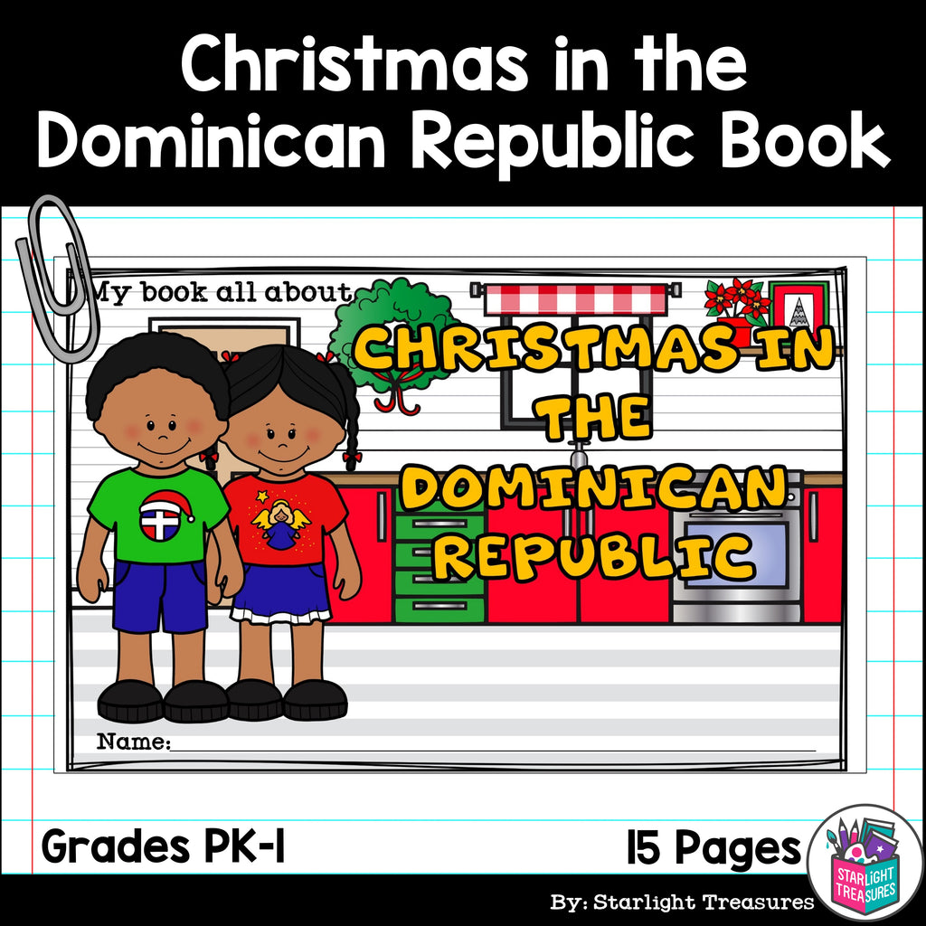 Christmas in the Dominican Republic Mini Book for Early Readers - Christmas