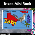 Texas Mini Book for Early Readers - A State Study