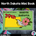 North Dakota Mini Book for Early Readers - A State Study