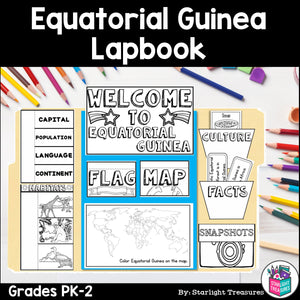 Equatorial Guinea Lapbook for Early Learners - A Country Study