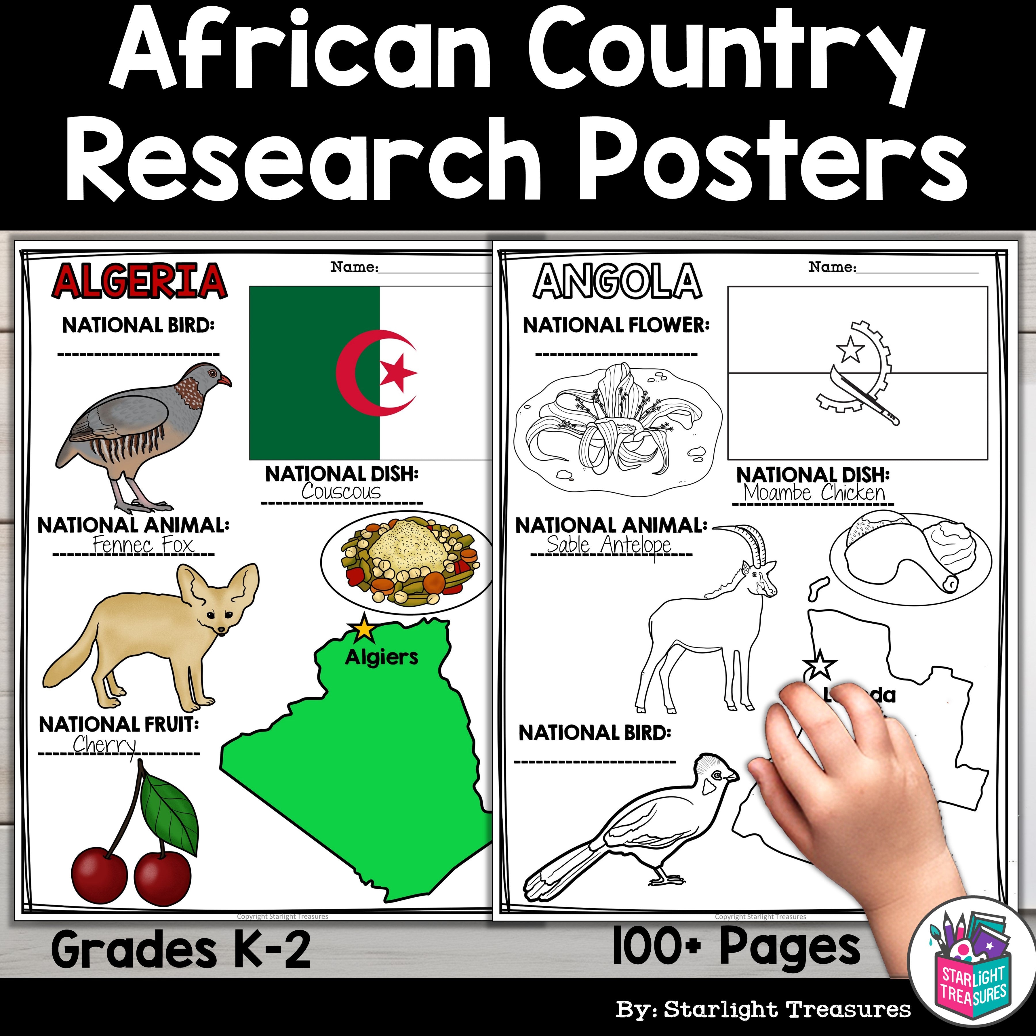 Africa Countries Research Posters - African Country Research Project