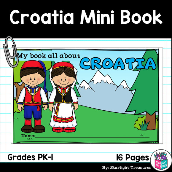 Croatia Mini Book for Early Readers - A Country Study