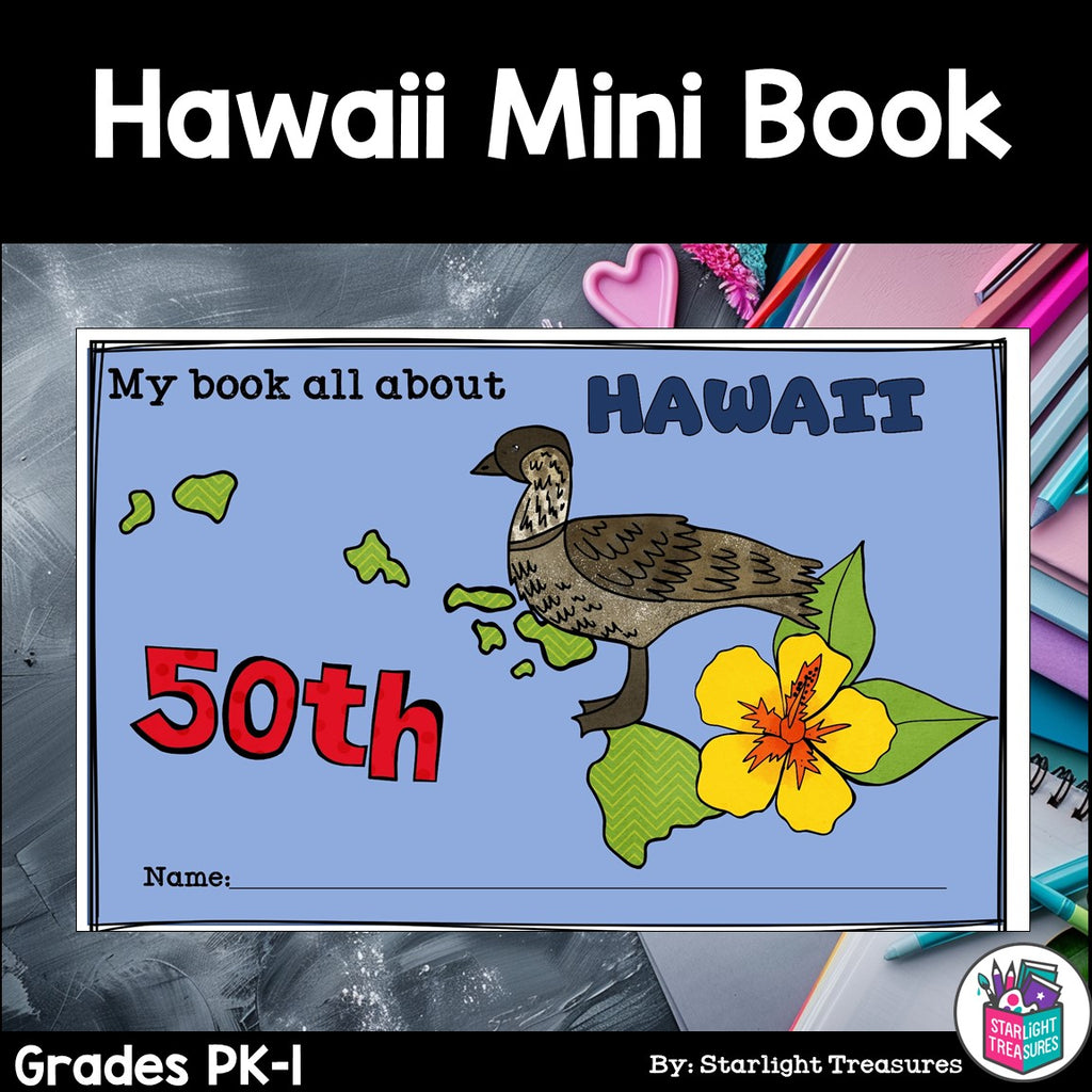Hawaii Mini Book for Early Readers - A State Study