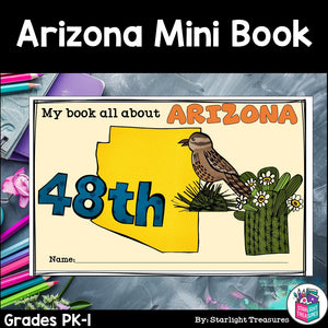 Arizona Mini Book for Early Readers - A State Study