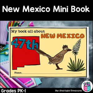 New Mexico Mini Book for Early Readers - A State Study