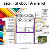 Armenia Lapbook for Early Learners - A Country Study