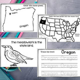 Oregon Mini Book for Early Readers - A State Study