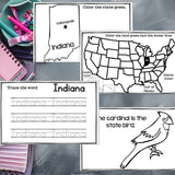 Indiana Mini Book for Early Readers - A State Study