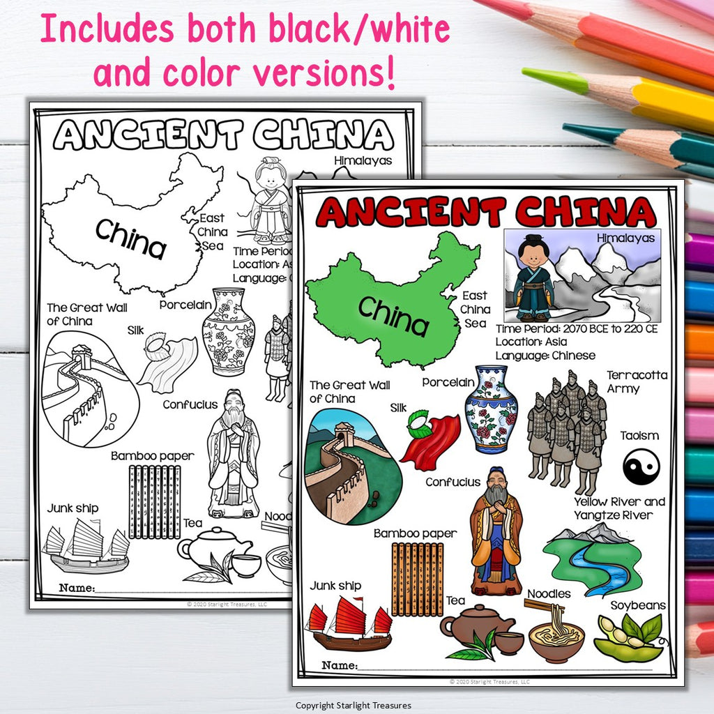 Ancient China Fact Sheet: Ancient Civilizations