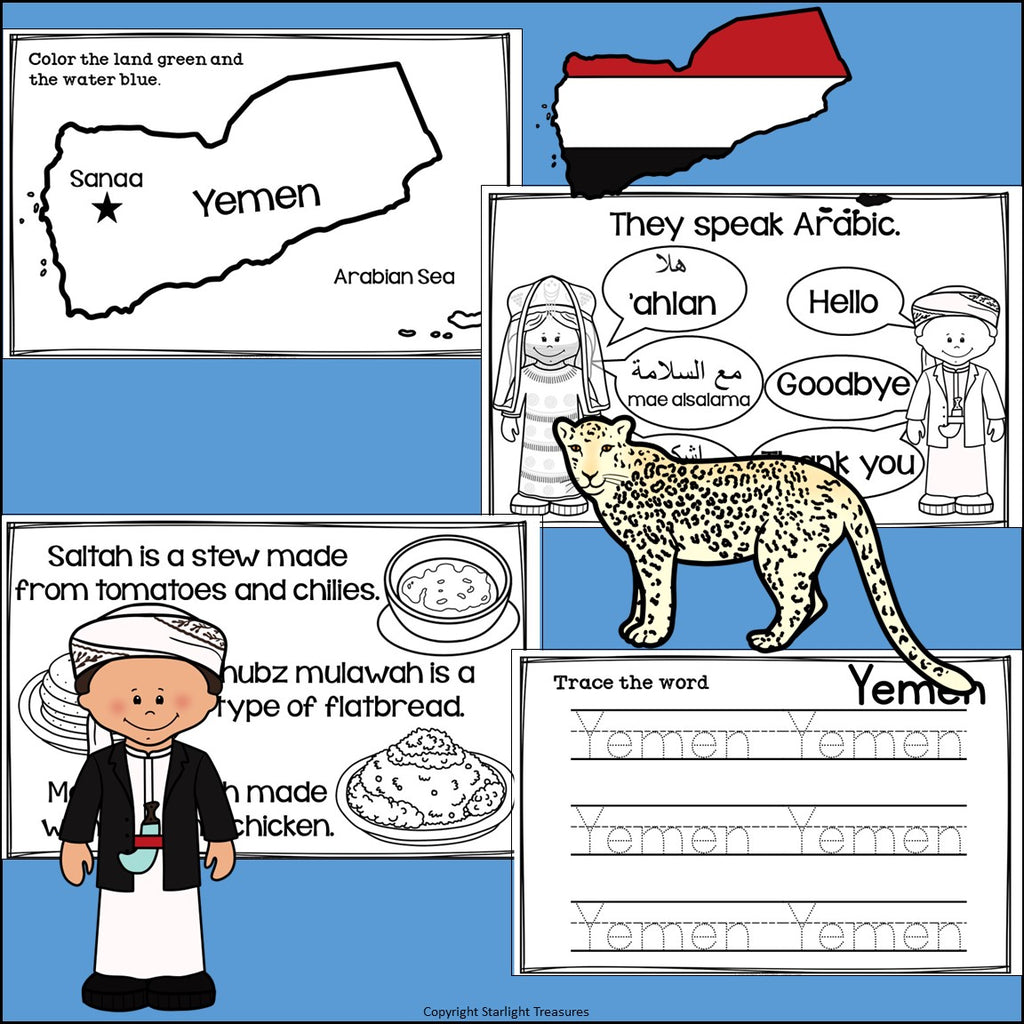 Yemen Mini Book for Early Readers - A Country Study