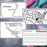 Arkansas Mini Book for Early Readers - A State Study