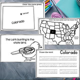 Colorado Mini Book for Early Readers - A State Study