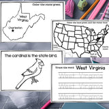 West Virginia Mini Book for Early Readers - A State Study