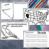 Nevada Mini Book for Early Readers - A State Study