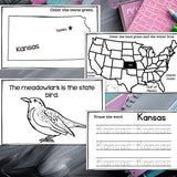 Kansas Mini Book for Early Readers - A State Study