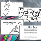 New Jersey Mini Book for Early Readers - A State Study