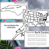 North Carolina Mini Book for Early Readers - A State Study