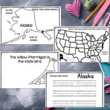 Alaska Mini Book for Early Readers - A State Study