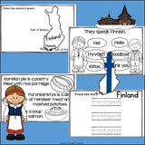 Finland Mini Book for Early Readers - A Country Study