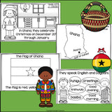 Christmas in Ghana Mini Book for Early Readers - Christmas Activities