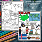 Iceland Fact Sheet for Early Readers - A Country Study