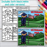 Veterans Day Mini Book for Early Readers